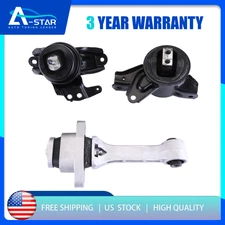 M655 For 2011-2015 Kia Optima 2.4L AUTO Engine Motor & Trans Mount Set 3pc New