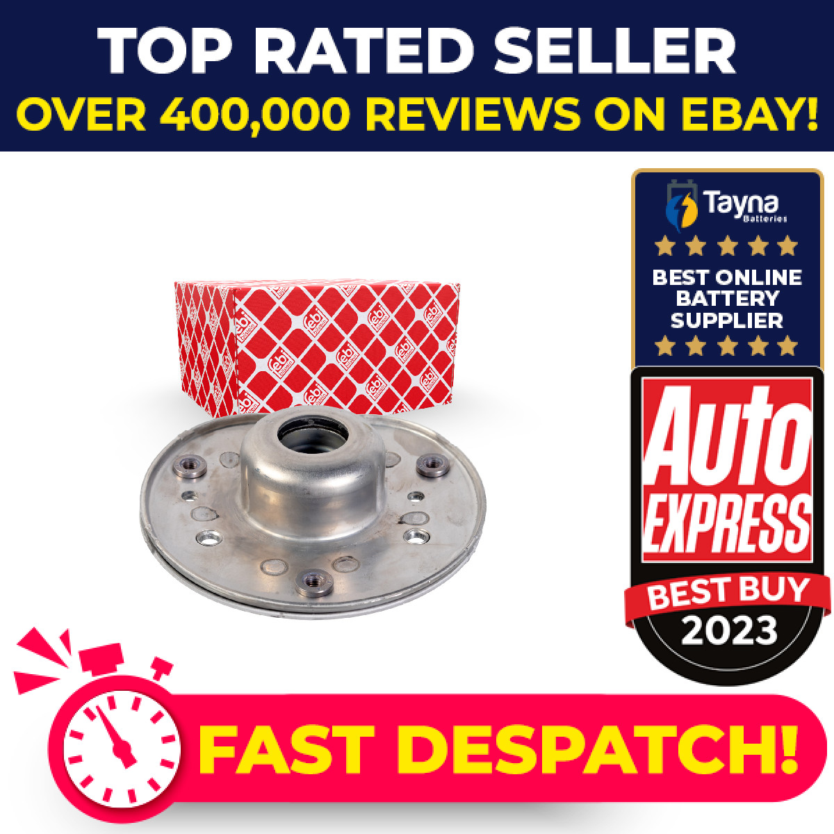 Top Strut Mounting fits RANGE ROVER EVOQUE L538 2.0 Front 11 to 19 J9C33K155AB