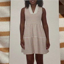 Nautica Jeans Women's Tiered Dress MEDUIM NWOT