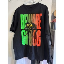 10.Deep 'Beware of Dog' Robotic Dog Graphic T-Shirt Black XL Made in USA