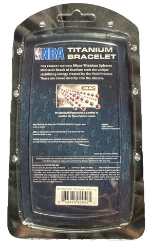Phiten NBA Titanium Bracelet: NBA All-Star Game Los Angeles 2011 Size 7 1/2” - Picture 2 of 6