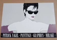 Patrick Nagel Serigraph 1983 Sunglasses Mirage Poster Art 34” x 22”