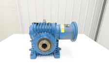 Cone Drive Worm Gearbox 100:1 Reducer 17.5rpm 1.08Hp 1-1/2" Hollow Shaft
