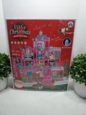 Villa Christmas 275 Pieces Role Play Dollhouse Set 🎄💗 NEW