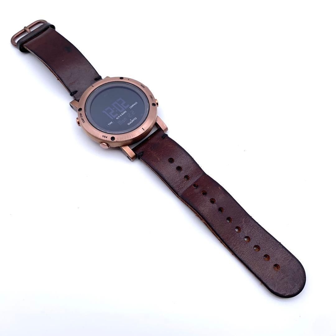 SUUNTO ESSENTIAL COPPER Quartz Watch 49mm Stainless Leather