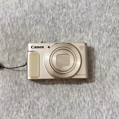 Canon PowerShot SX620 HS Red Digital Compact Camera w/ Charger Silver