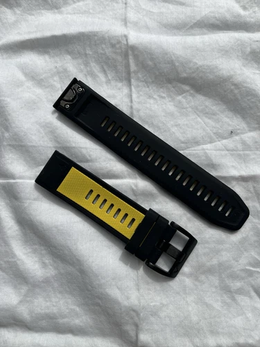 TAG Heuer Connected Smart Watch ricambio cinturino silicone giallo e nero E3-E4