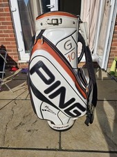 Ping G10 Redwood Rapture Tour Golf Bag – White/Orange