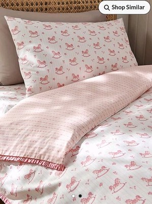 2 tlg BETTWÄSCHE SET BABYBETT für KINDERBETT 120x150cm KISSENBEZUG + BETTBEZUG Kinderzimmer