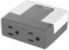 2 Outlet Surge Protector Voltage Protector for Refrigerator Air Conditioner