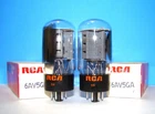 6AV5GA NOS RCA 1970 radio vintage amplifier audio vacuum tubes 2 valve tested