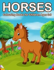 Nick Marshall Horses Colouring Books for Children Ages 2 (Paperback) (UK IMPORT)