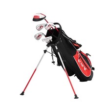 KVV Junior Complete Golf Club Set for Kids/Children Right Hand Age 11-13 Red