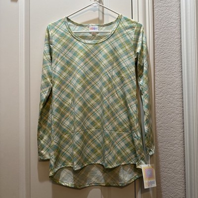 LuLaRoe Lynnae Long Sleeve Shirt Top Size Extra Extra Small NWT XXS