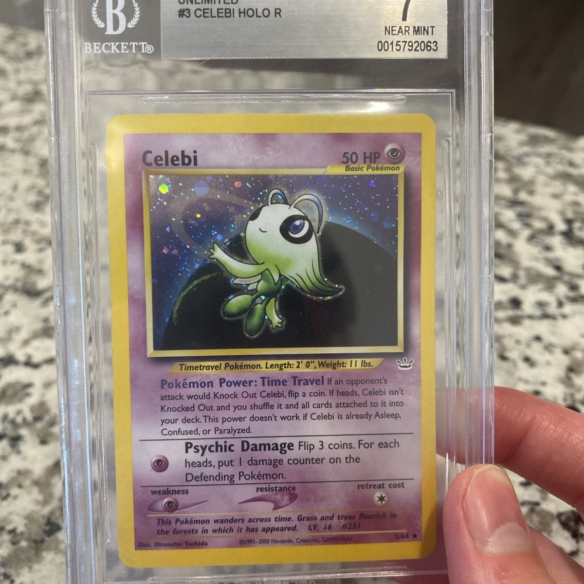 Pokémon Celebi Double Holo Neo Revelation 3/64 BGS 7 | eBay