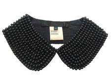 Karl Lagerfeld black beaded detachable collar