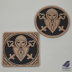 Untersetzer Eckig Rund - Holz + Kunststoff - Schurke DnD Tabletop