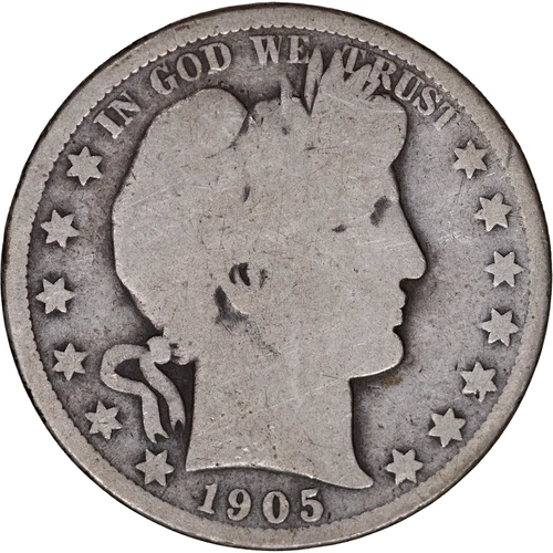 1905-O 50c Barber Half Dollar ~ Good