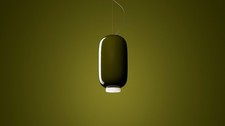 Foscarini Chouchin 2 Glass Pendant - Green - Original Box