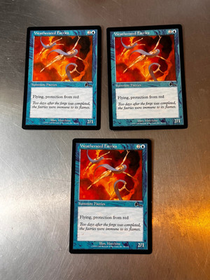 3x Weatherseed Faeries 1999 Urza's Legacy Magic Cards, COMBINED SHIPPING