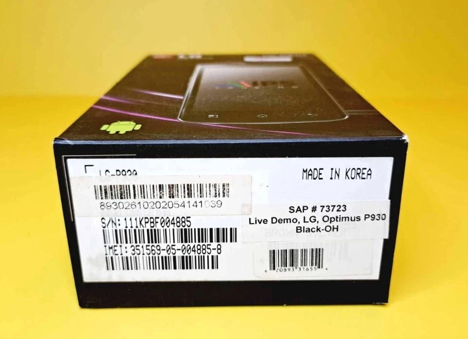 TELÉFONO CELULAR LG OPTIMUS P930 NITRO HD LG-P930 4G LTE ANDROID DESBLOQUEADO FIDO ROGERS Foto 4 de 4