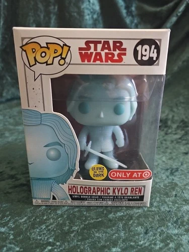 Funko Pop! Star Wars #194 Holographic Kylo REN. Only @ Target GITD