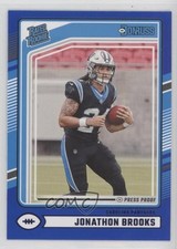 2024 Panini Donruss Rated Rookie Blue Press Proof Jonathon Brooks #354 13nm