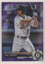 2017 Bowman Chrome Prospects Purple Refractor 242/250 Max Schrock #BCP154 08kw