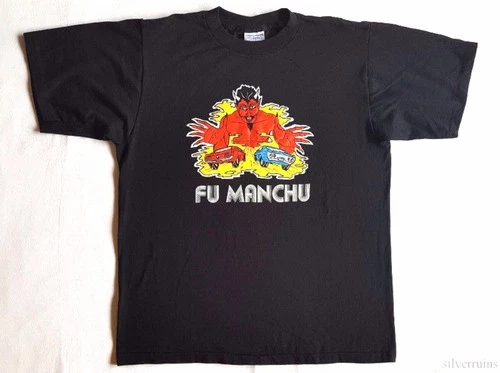 Fu Manchu Vintage T Shirt In Search Of Tour 90's Stoner 1990s vintage concert t-shirt, vintage, single stitch, B+ condition