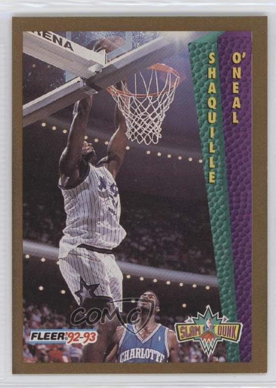 1992-93 Fleer Slam Dunk Shaquille O'Neal #298 HOF 0d1a
