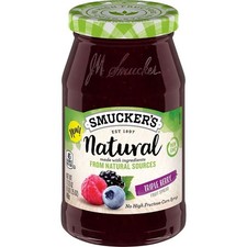 Smucker's Natural Triple Berry Preserves 2 Pack