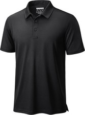 Men's Polo Shirts Short Sleeve Dry Fit Golf Shirt Casual