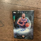 Topps 2025-26 Midnight Sun Signatures Jalen Brunson Autograph #MS-JB Knicks
