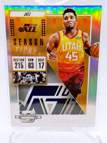 2018 Panini Contenders Optic Donovan Mitchell [Silver] #73 card