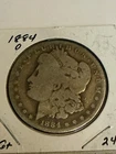 1884 - O Morgan Silver Dollar 90% Silver