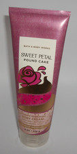 NEW Bath  Body Works Sweet Petal Pound Cake Body Cream 8 oz