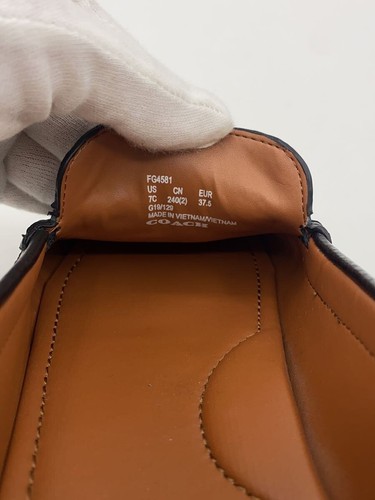 Coach Loafers/Us7/Blk/Leather/Fg4581 - Picture 5 of 5