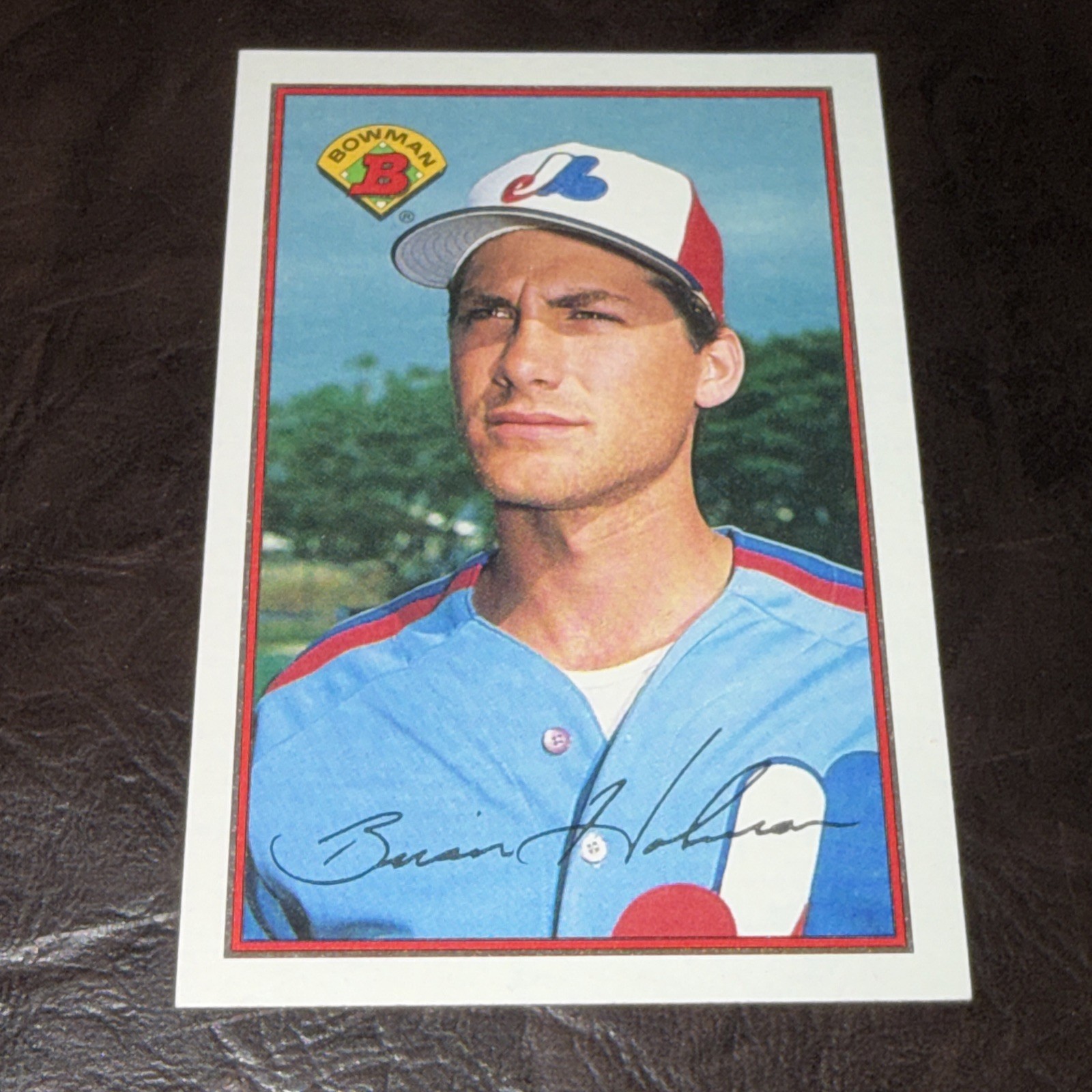 Brian Holman #357 1989 Bowman Collector's Edition (Tiffany) Expos RC