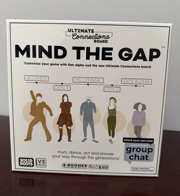Solid Roots Mind the Gap V2 Trivia Game Generations Bonus 2+ Players 8+ 2023