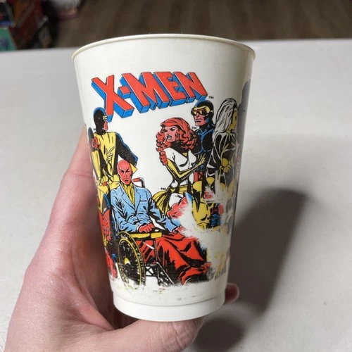 X Men Vintage 1970 's Marvel Comics 7-11 Slurpee Plastic Cup