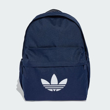 Image of Adidas Originals Classic Backpack Navy Adicolor School Bag Trefoil BNWT 18.7L