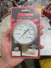  2.5 Gauge, 0- 4000 PSI , 1/4" NPT, Brass, Used, Free Ship🇺🇸