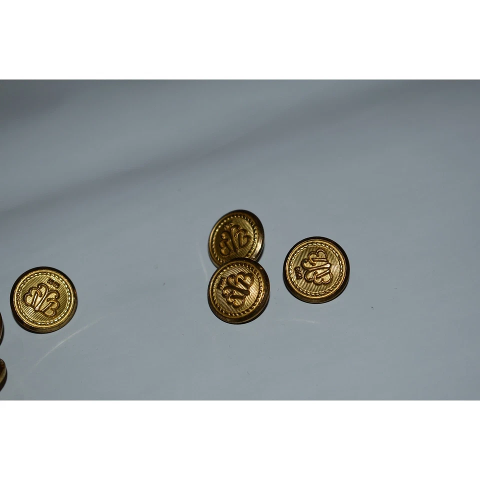 Brooks Brothers Replacement Gold Metal Buttons For Blazer Jacket Sportscoat - Image 3 of 4