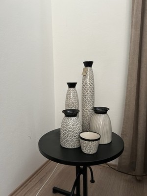 5 Vasen Vase ASA Selection Handmade Konvolut