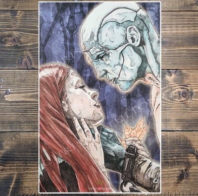 Frankenstein Del Torro Horror Movie 11x17 Poster Art Print By Chris Oz Fulton