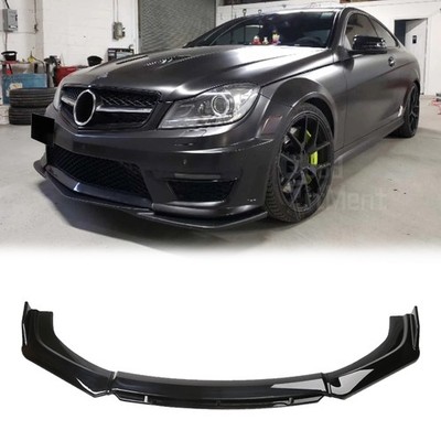 Für Mercedes Benz W177 W218 Front Spoiler Lippe Frontlippe Spoilerlippe Schwarz