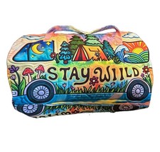 Stay Wild Camper Van Vw Bus Duffle Bag Soft Case Polyester Multicolor Stay Wild Camper Van Vw Bus Duffle Bag Soft Case Polyester Multicolor