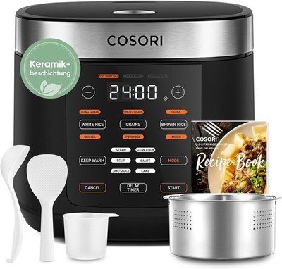 COSORI Reiskocher 5L Keramik Antihaft 17 Programme Fuzzy Logic