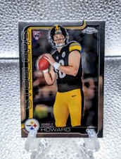 2025 Topps Chrome Will Howard #321 RC Pittsburgh Steelers FAST SHIPPING 