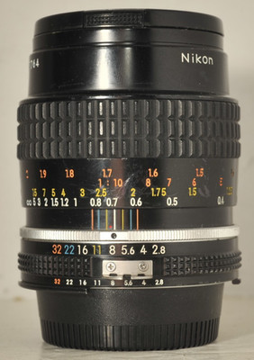 Nikon Micro-Nikkor 55mm f2.8 Ais Lens - PARTS/REPAIR